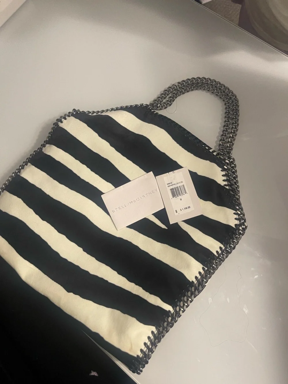 Zebra Stella McCartney Falabella Foldover Tote